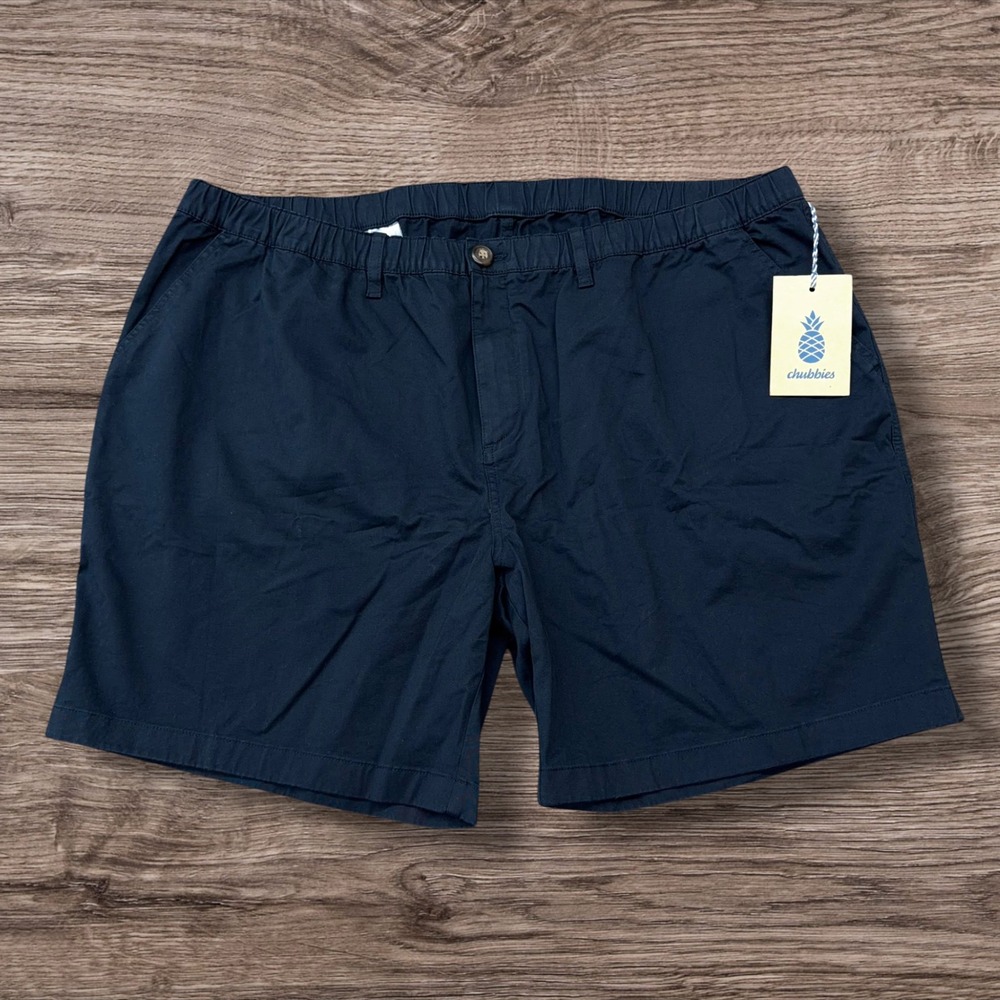 Chubbies The Armadas Originals Stretch 7 Inch Shorts Navy‎ Blue Mens XXXL NWT